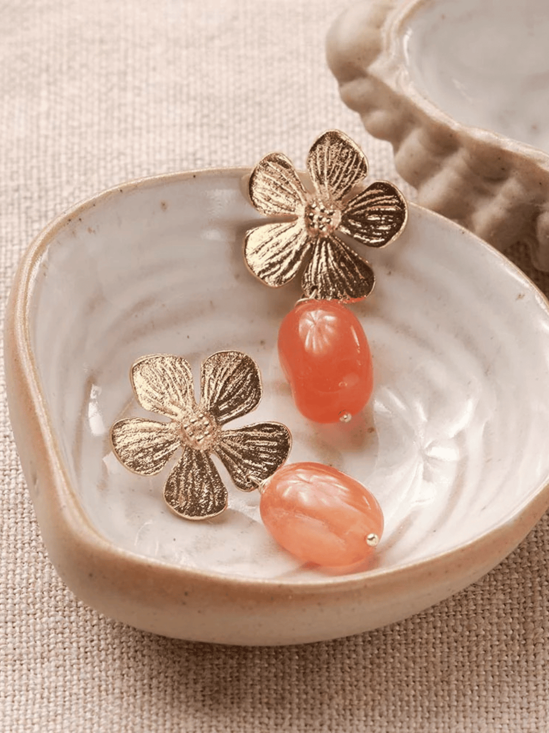 Meadow Carnelian Earrings GP