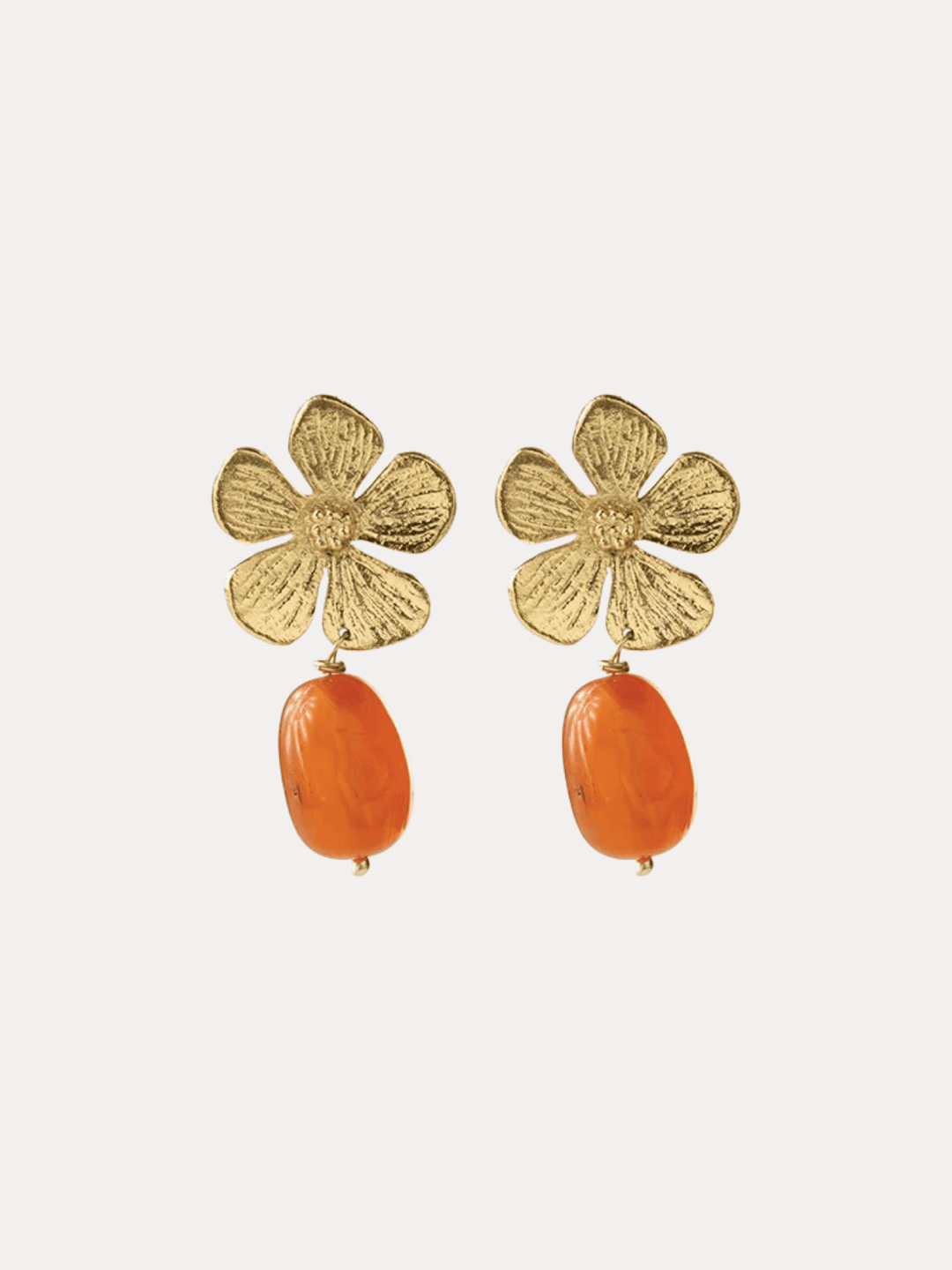 Meadow Carnelian Earrings GP