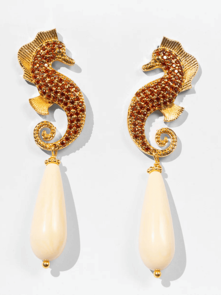 Calypso seahorse earrings