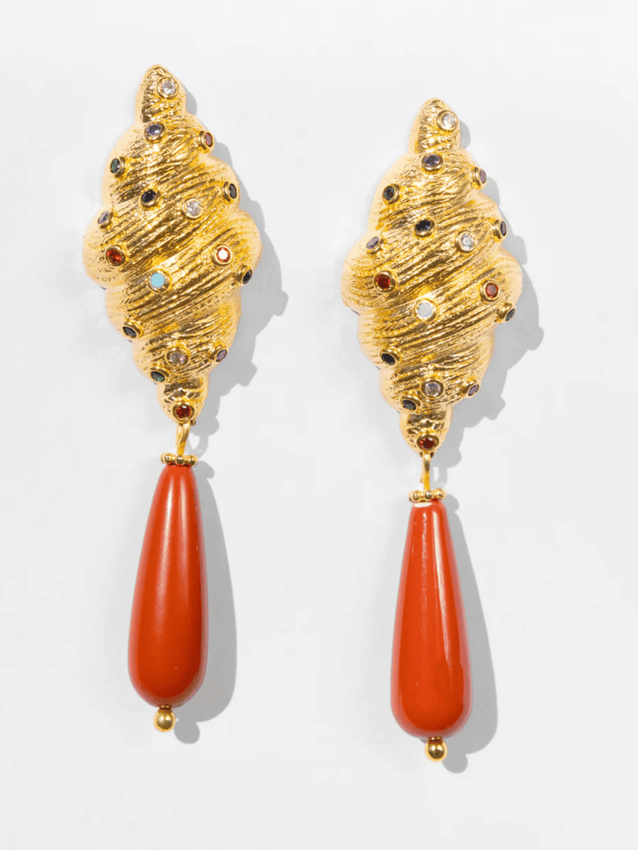 Calypso shell earrings