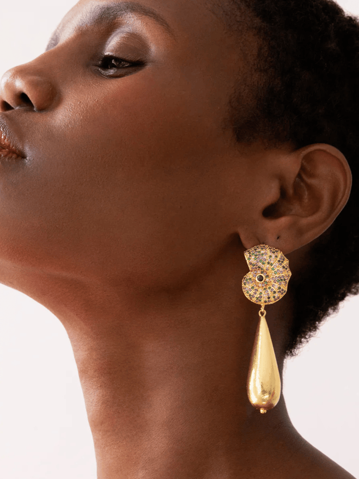 Calypso shell earrings
