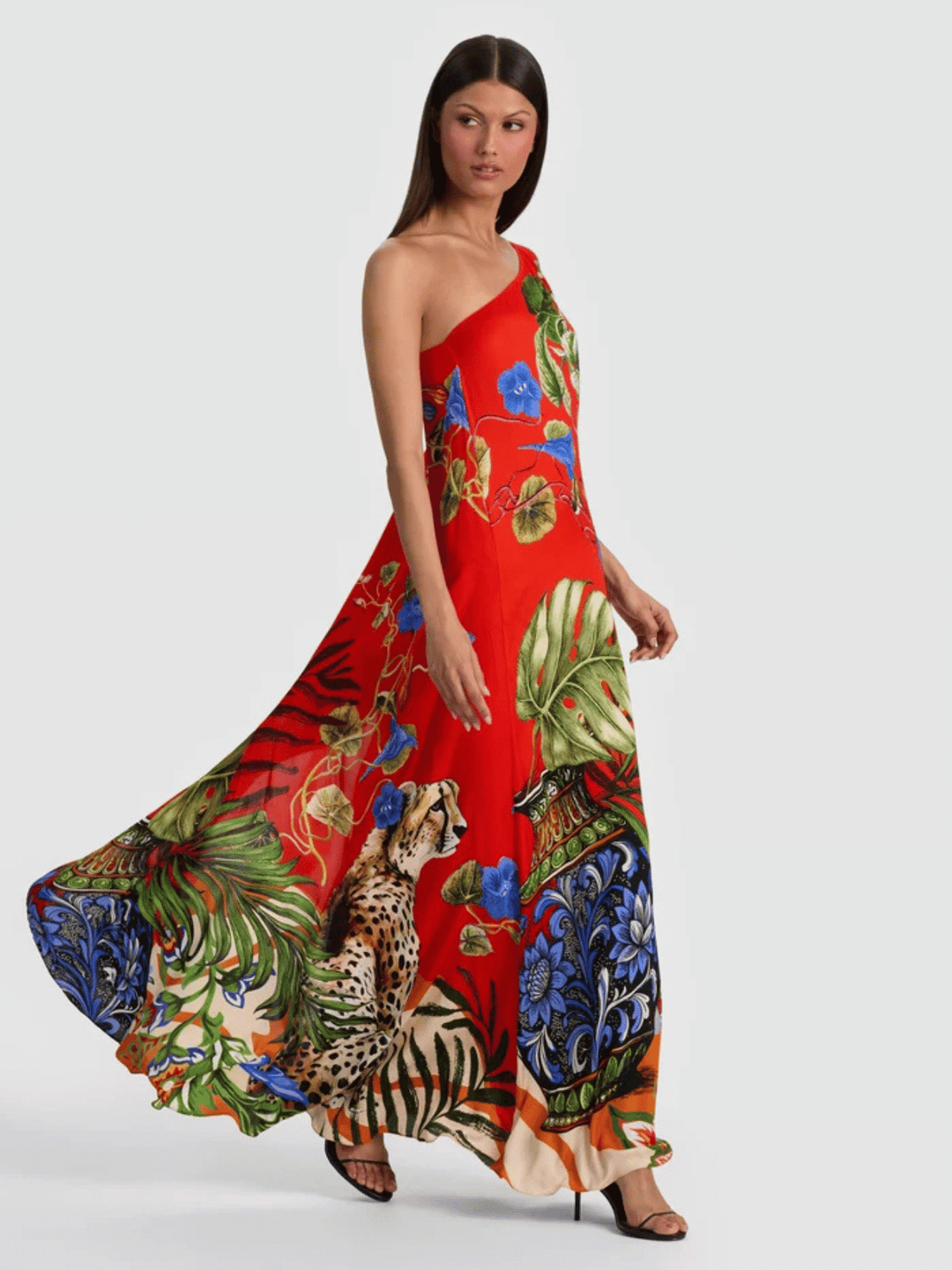 Linn One-Shoulder Maxikleid