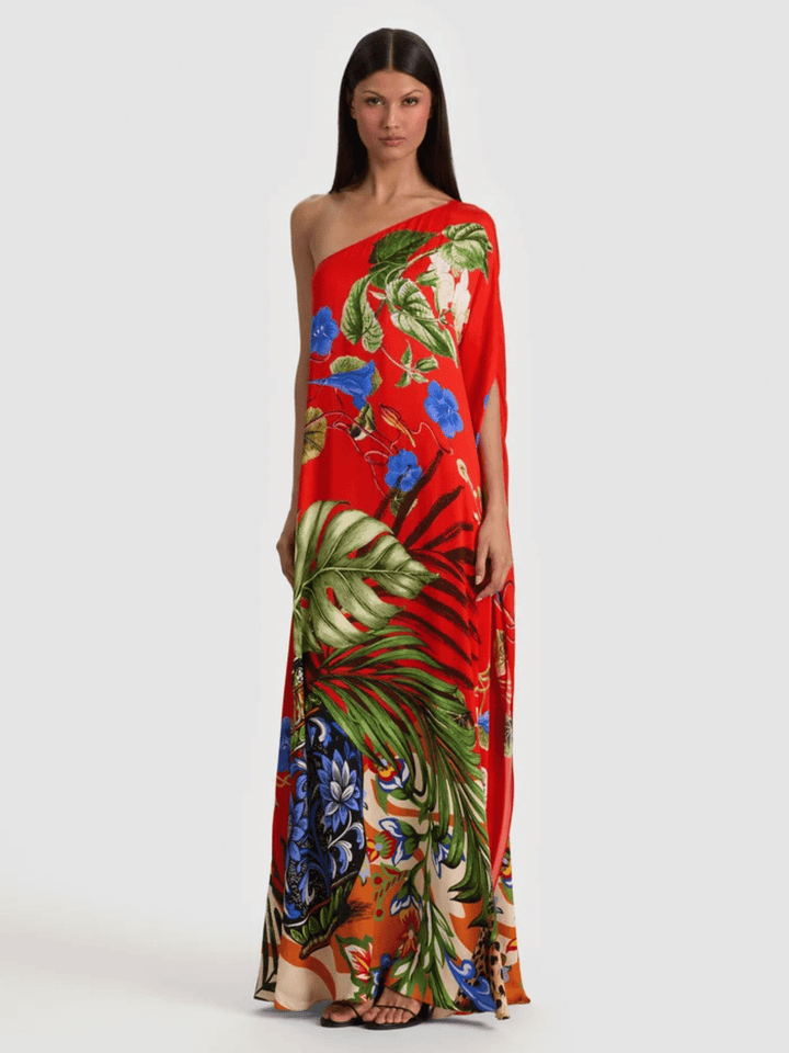 Linn One-Shoulder Maxikleid