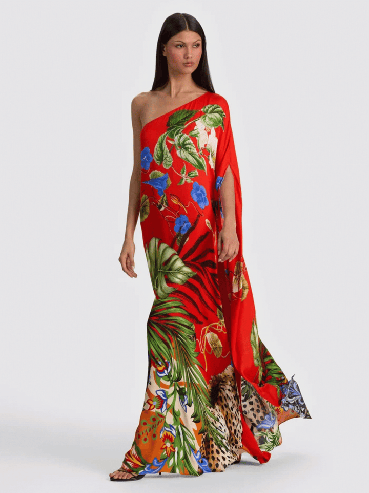 Linn One-Shoulder Maxikleid