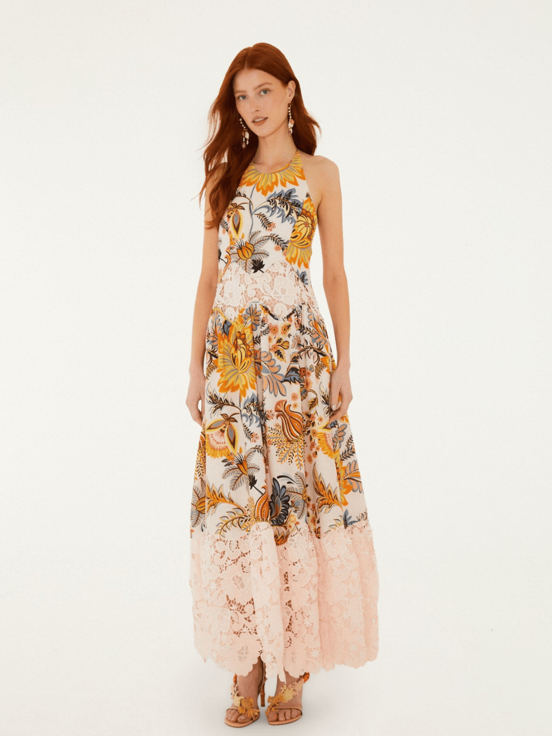 Ligia Floral Maxikleid