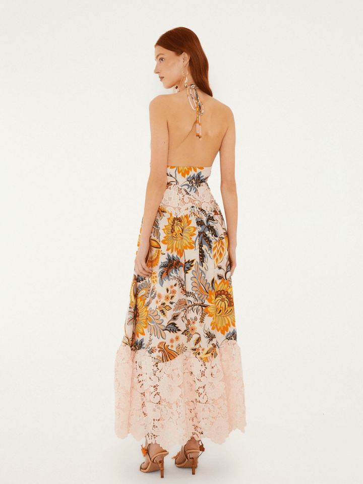 Ligia Floral Maxikleid