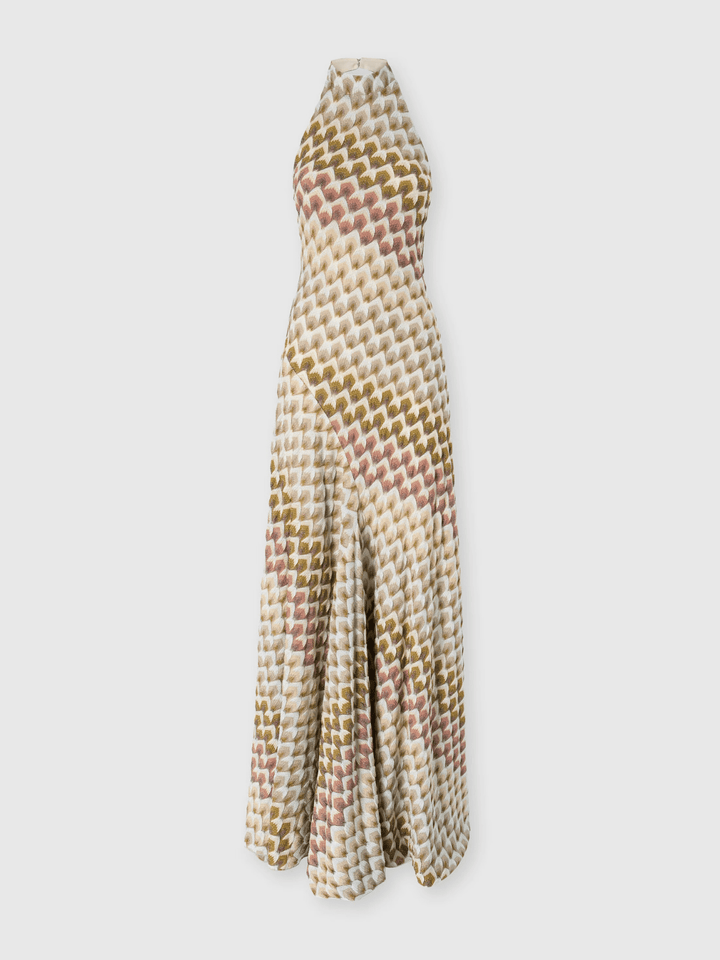 Neckholder-Abendkleid