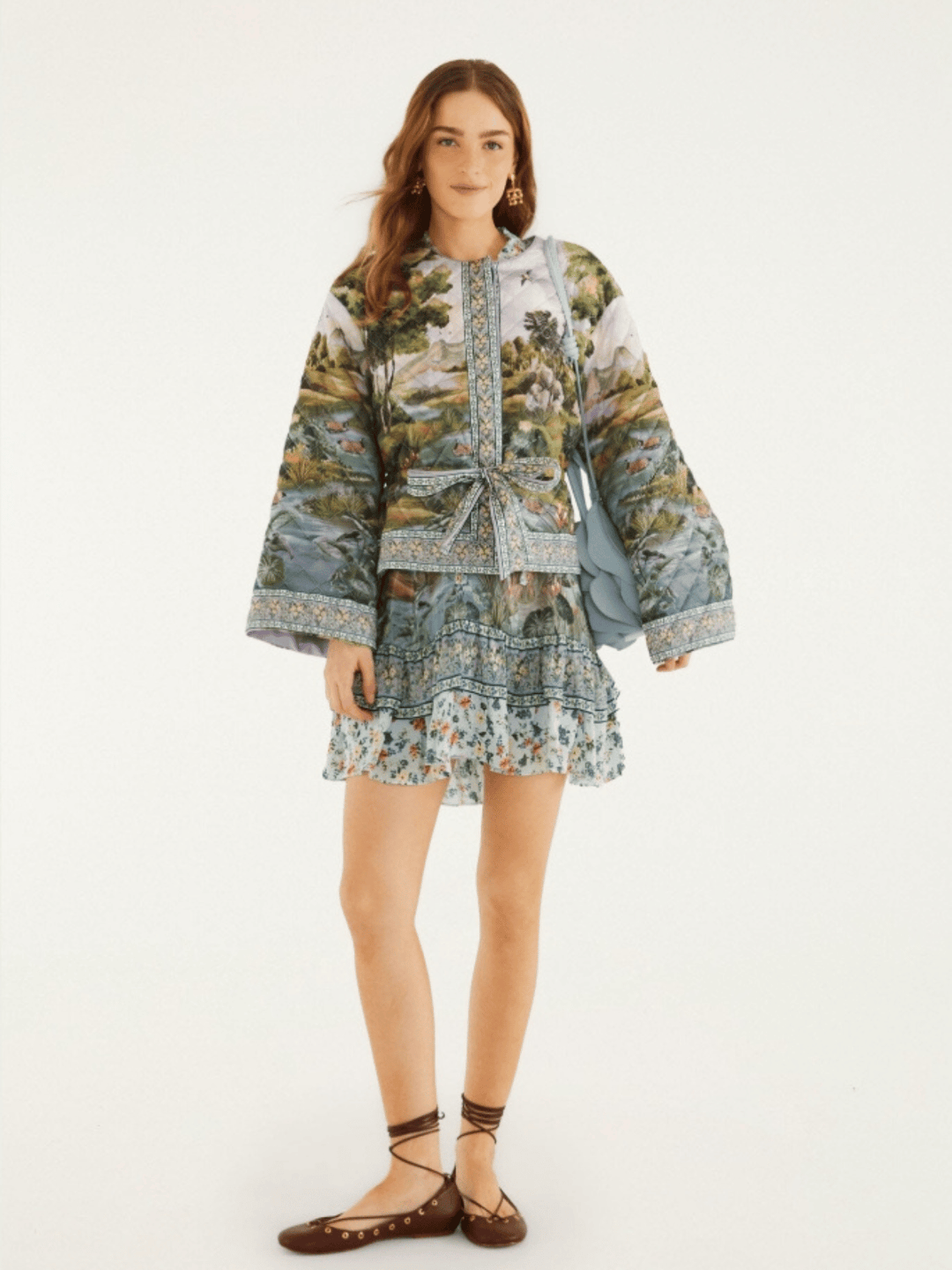 COUNTRYSIDE LANDSCAPE MULTICOLOR LONG SLEEVE JACKE