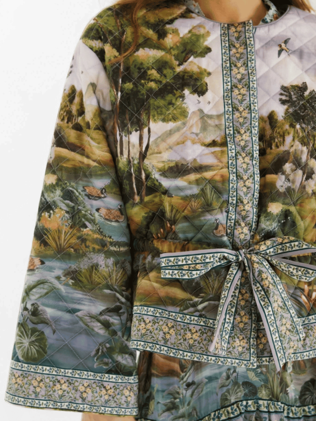 COUNTRYSIDE LANDSCAPE MULTICOLOR LONG SLEEVE JACKE