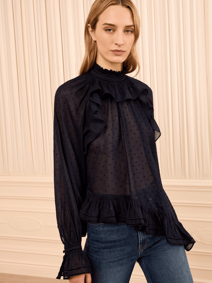 Marcella LS Cotton Blouse