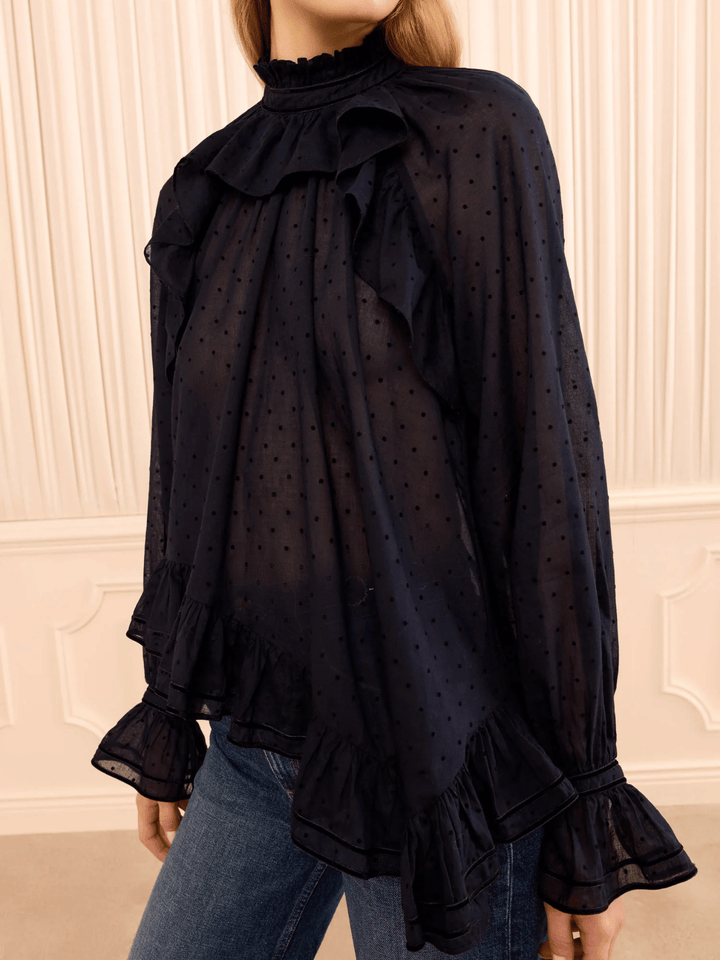 Marcella LS Cotton Blouse