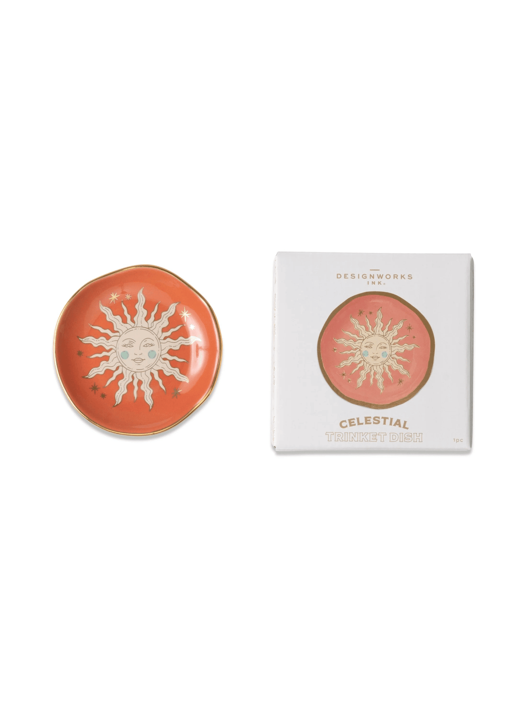 Celestial Ceramic Trinket Dish