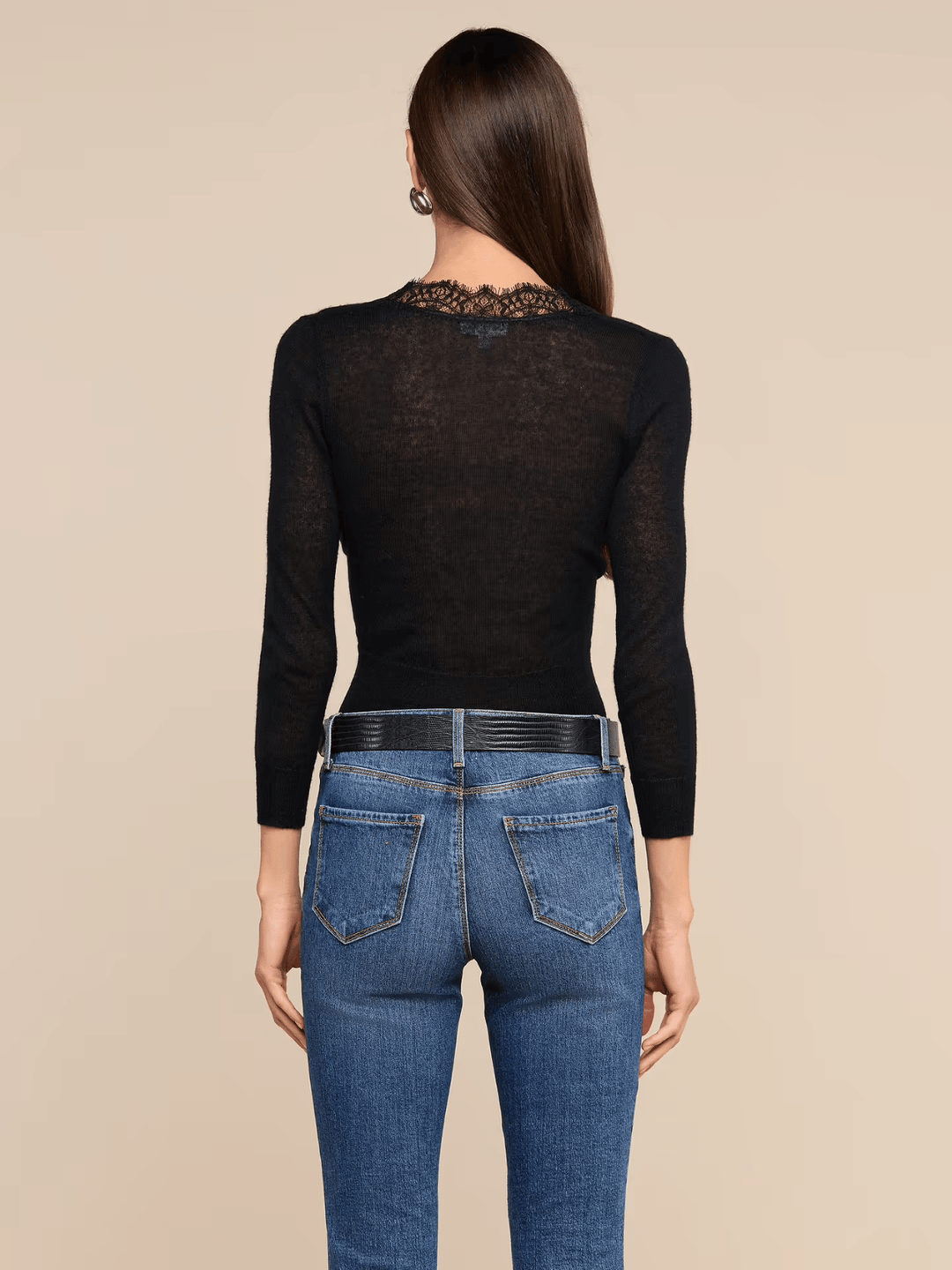 ELUNA LACE DETAIL CARDIGAN