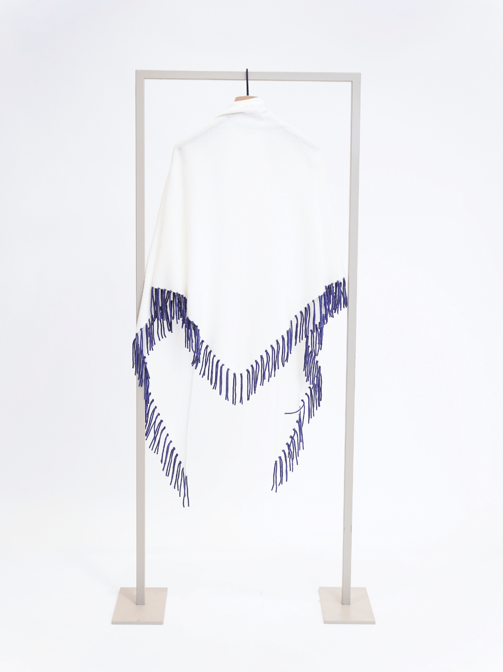 Poncho mit Fransen