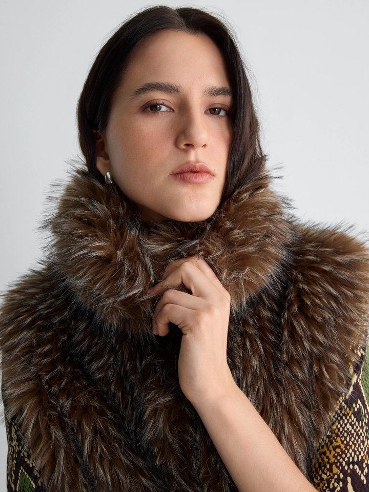 MALIN VEST - 100%PL FAUX FUR