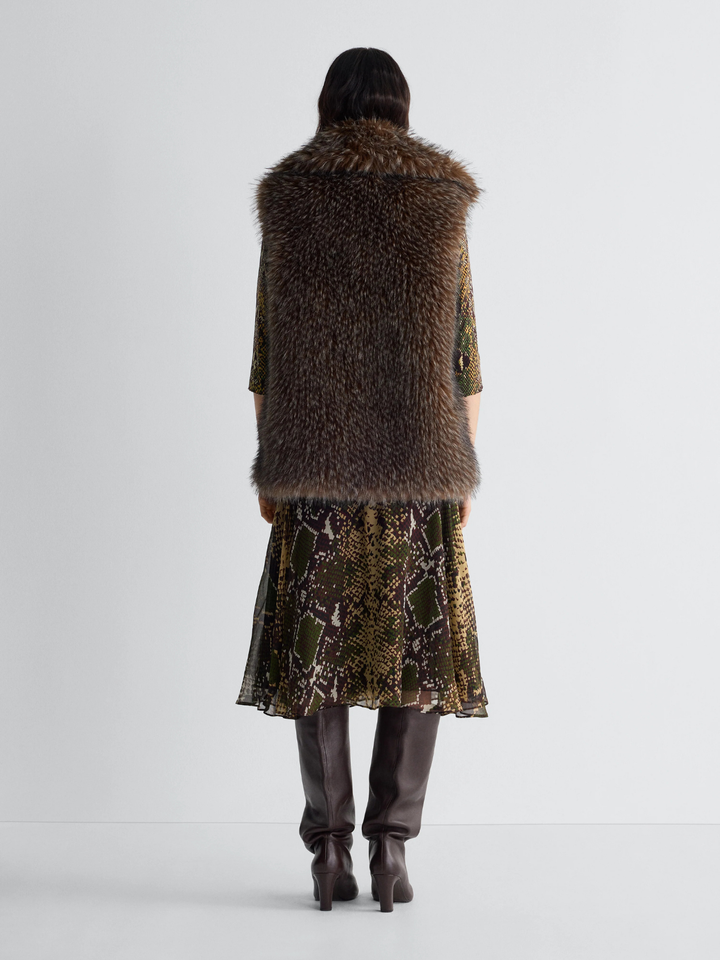 MALIN VEST - 100%PL FAUX FUR