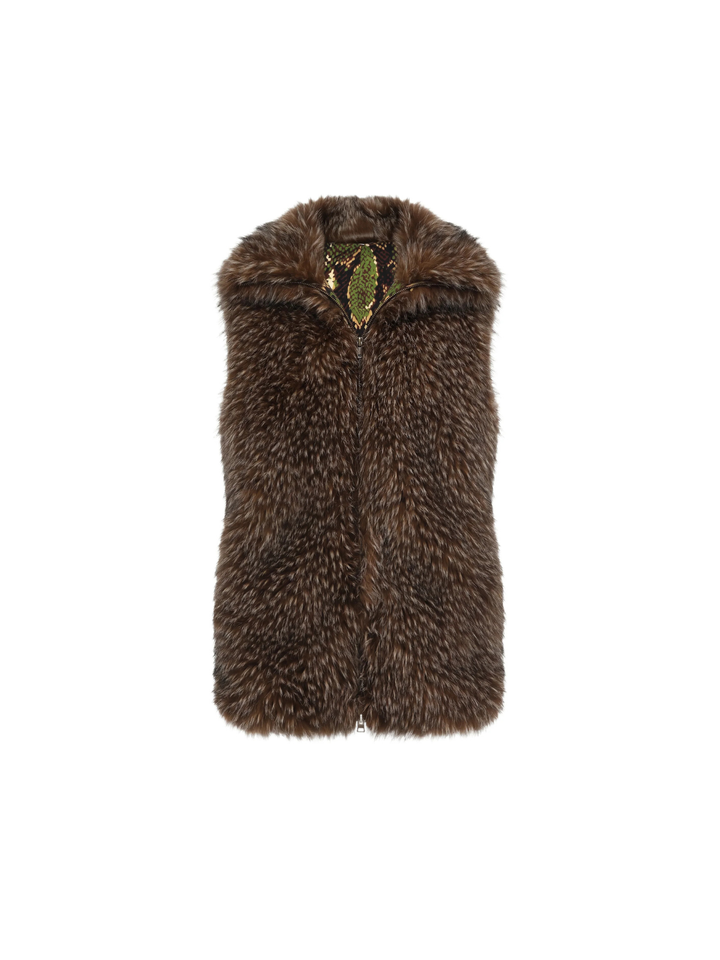 MALIN VEST - 100%PL FAUX FUR