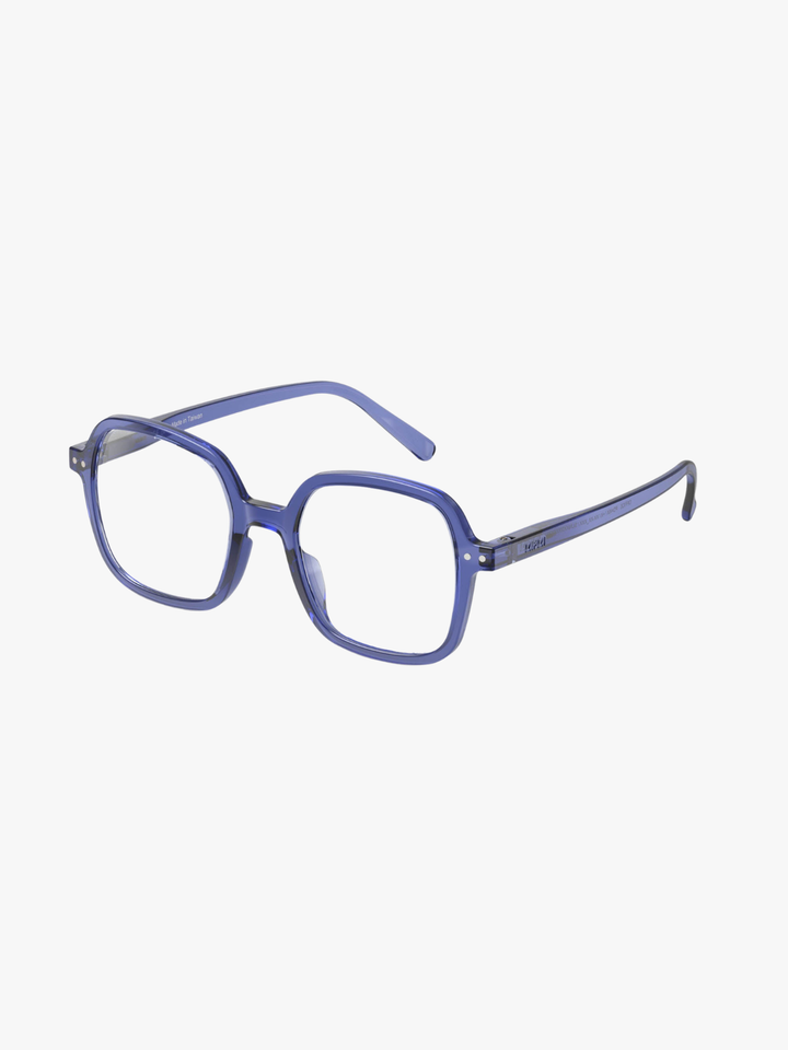 Übergroße quadratische Lesebrille