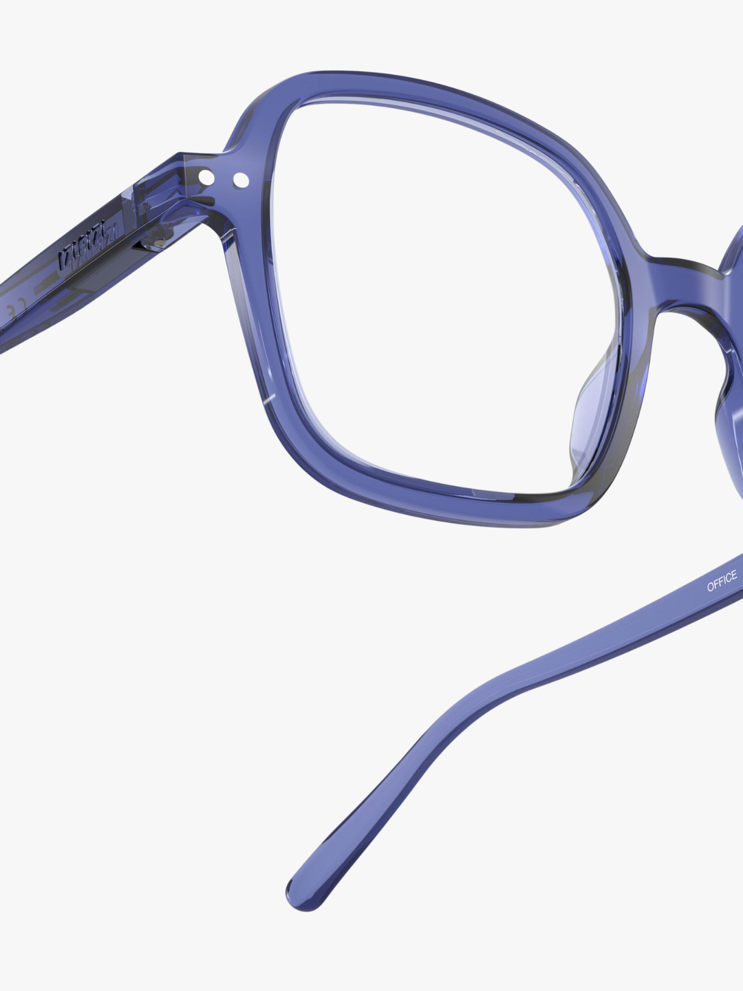Übergroße quadratische Lesebrille