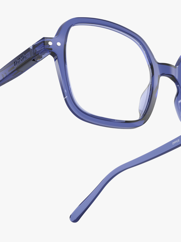 Übergroße quadratische Lesebrille