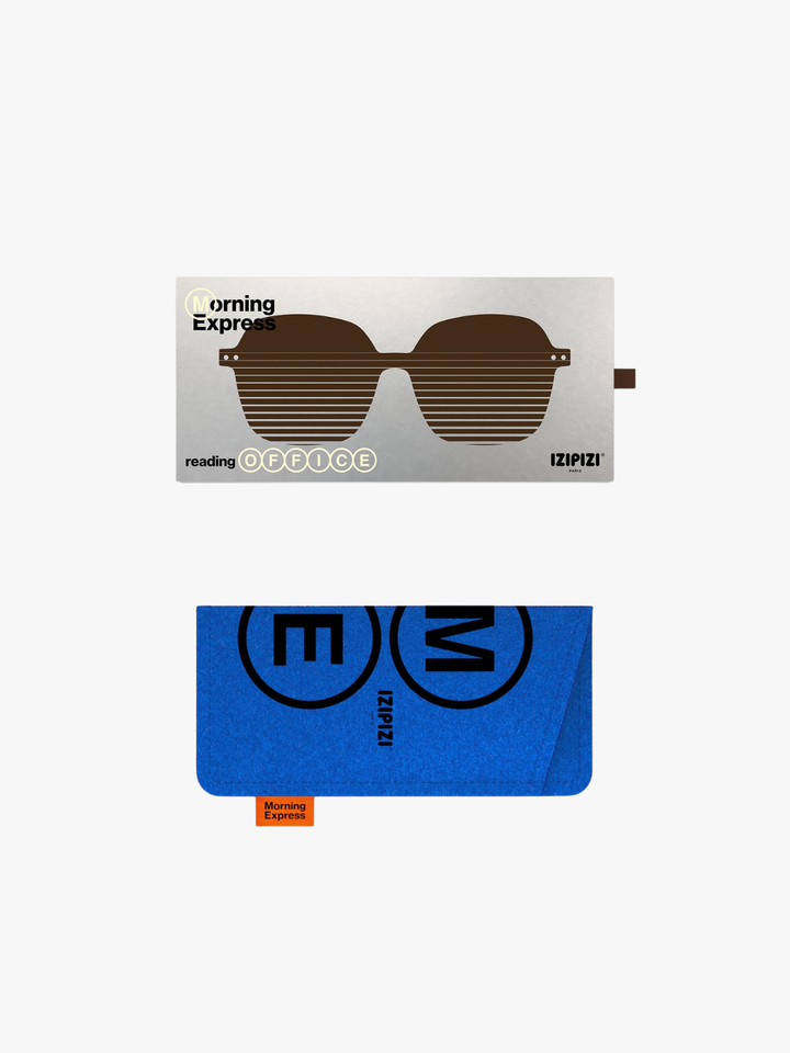 Übergroße quadratische Lesebrille