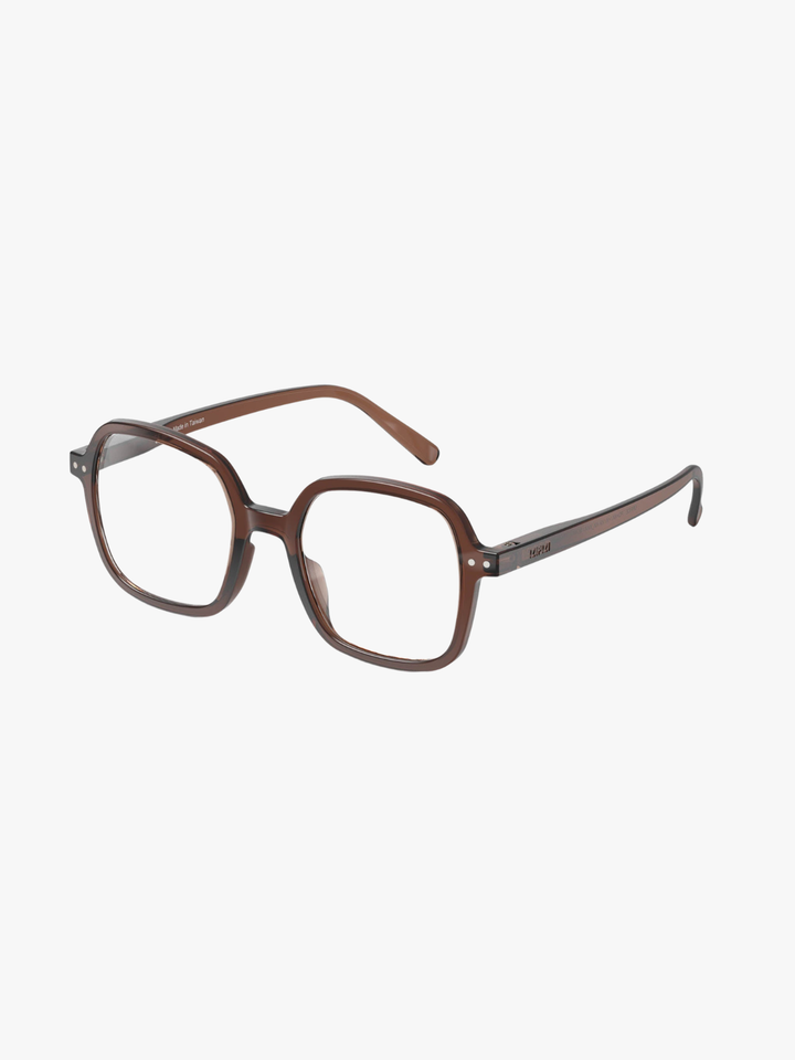 Übergroße quadratische Lesebrille