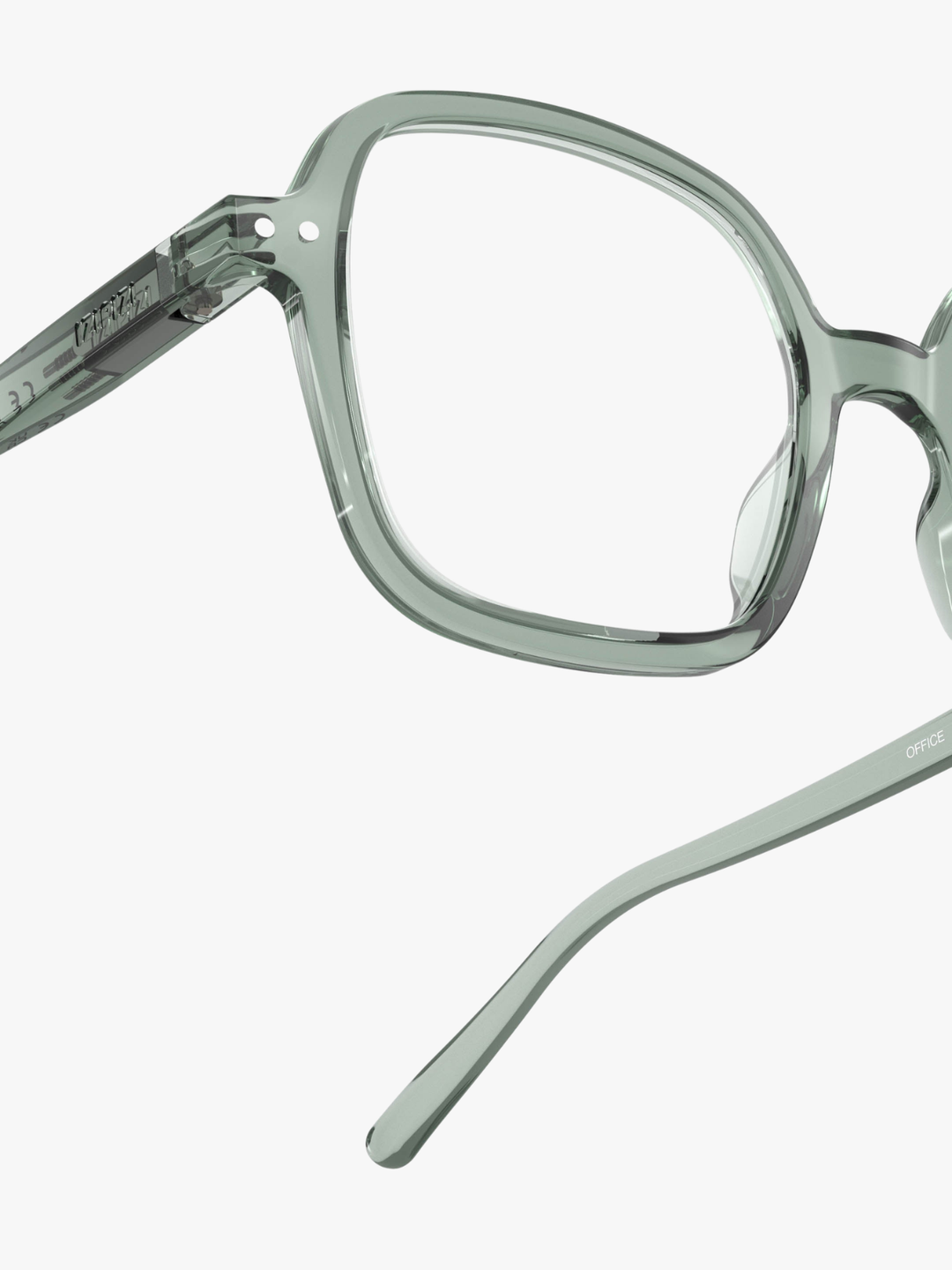 Übergroße quadratische Lesebrille