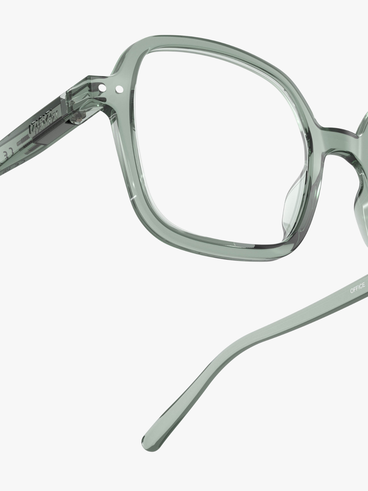 Übergroße quadratische Lesebrille