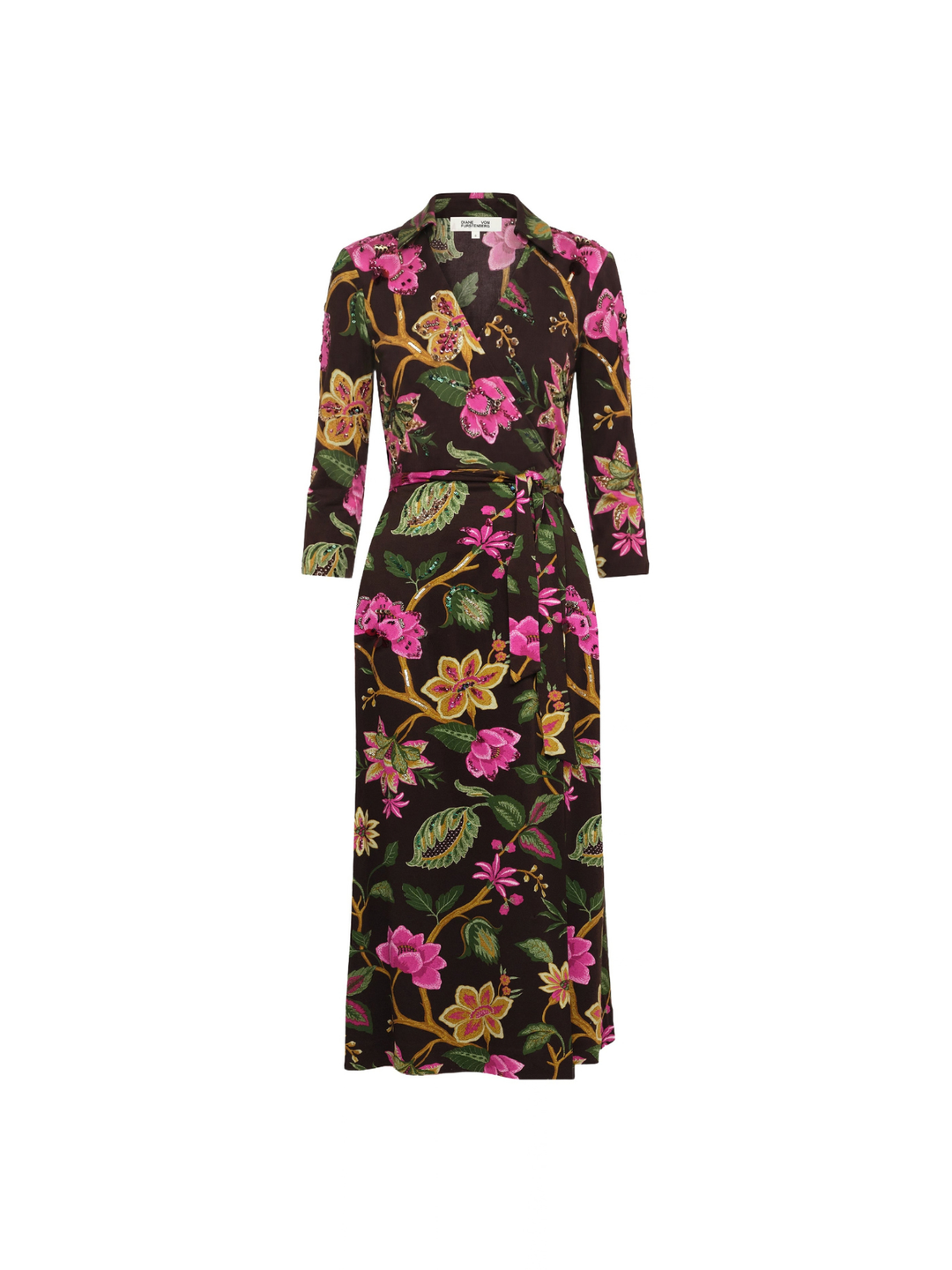 ABIGAIL LONG WRAP DRESS