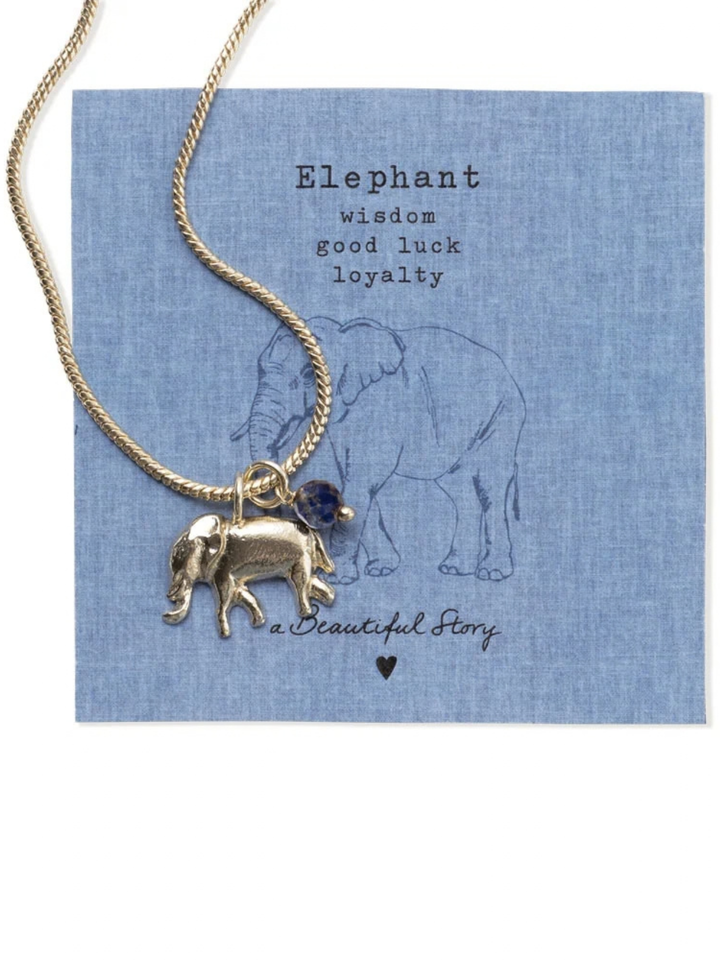 Wild Elephant Necklace GP
