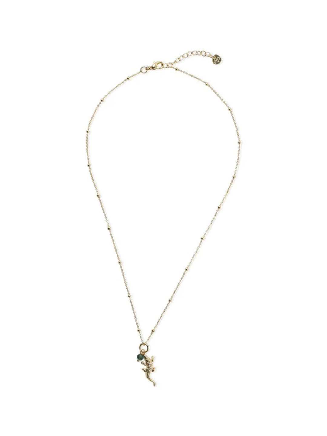 Instinct Alligator Necklace GP