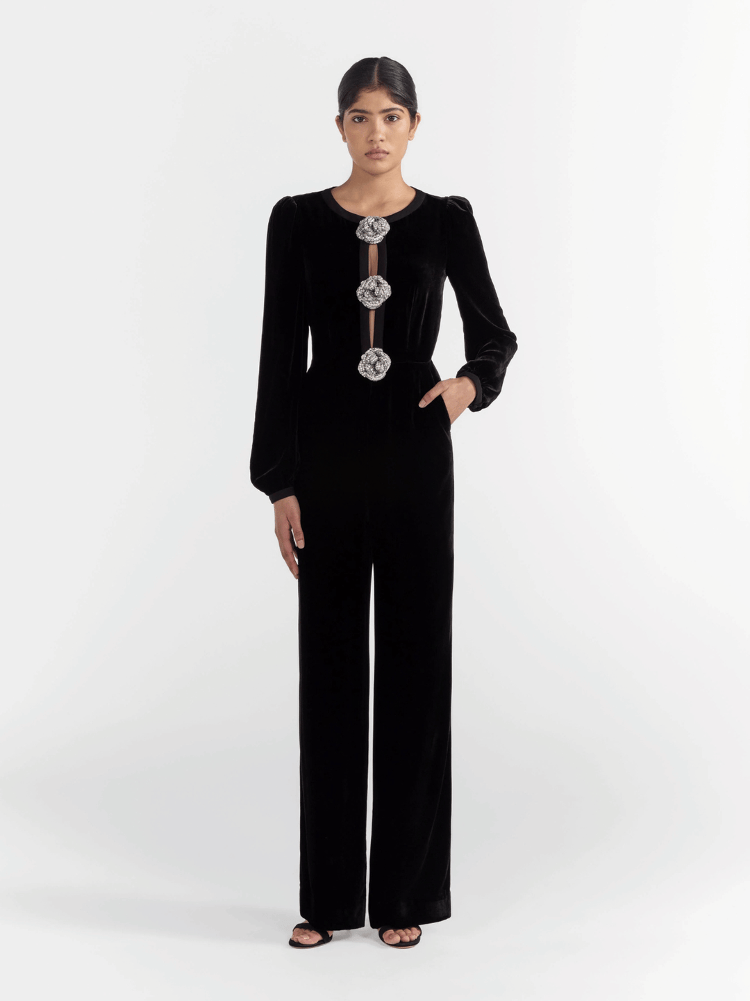 CAMILLE BOWS JUMPSUIT 7081
