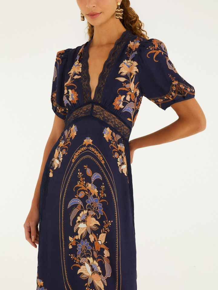 LARA NAVY BLUE MAXI DRESS