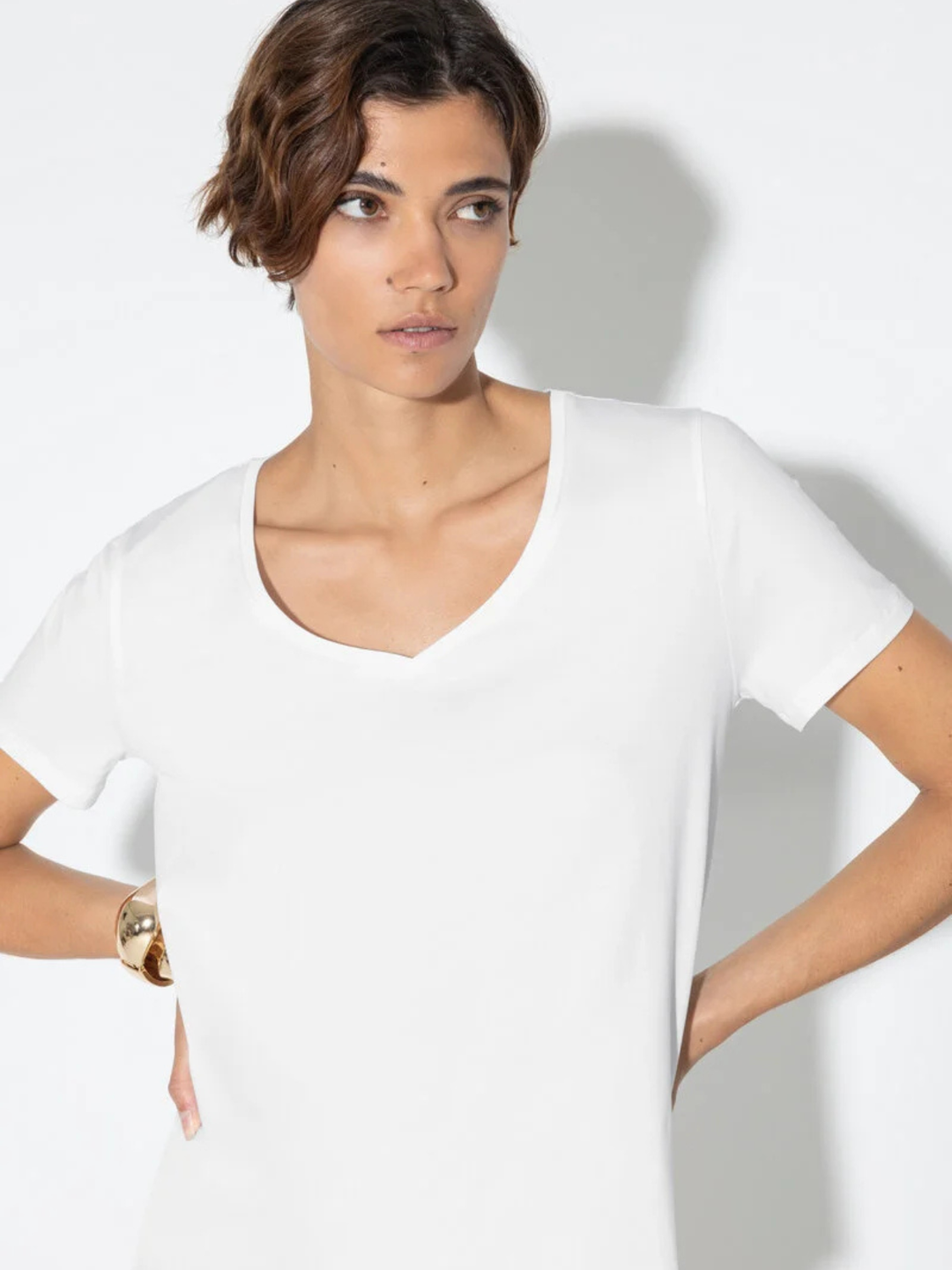 The Feminine V-Neck T-Shirt