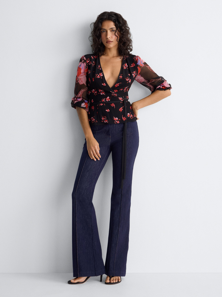 FLORA WRAP TOP