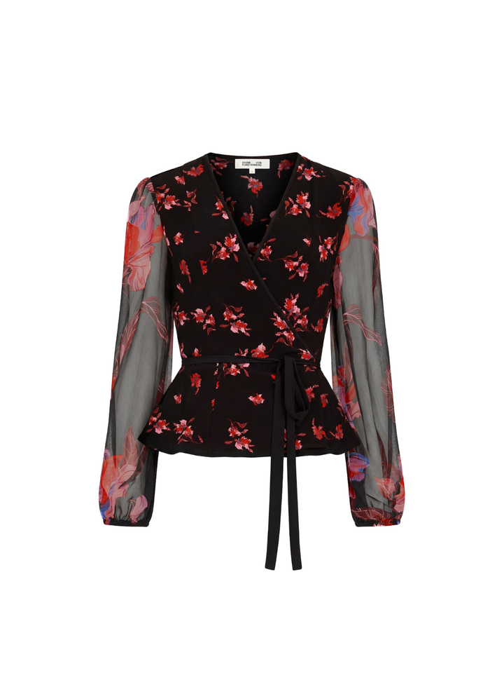 FLORA WRAP TOP