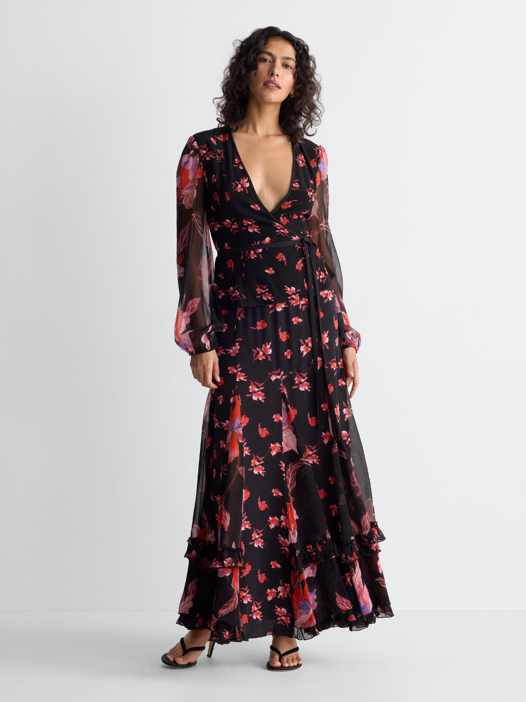 FLORA WRAP TOP