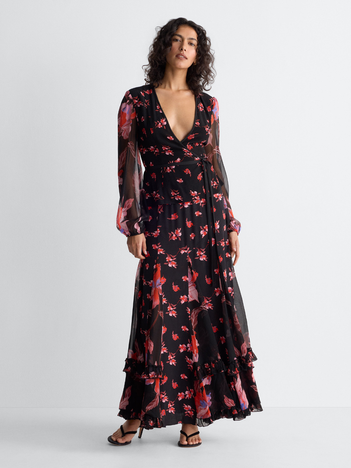 FLORA WRAP TOP