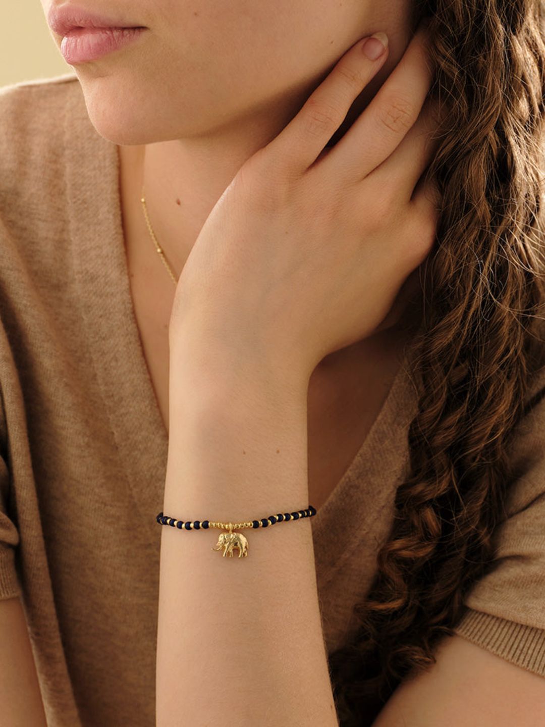 Untamed Elephant Lapis Lazuli Bracelet GP