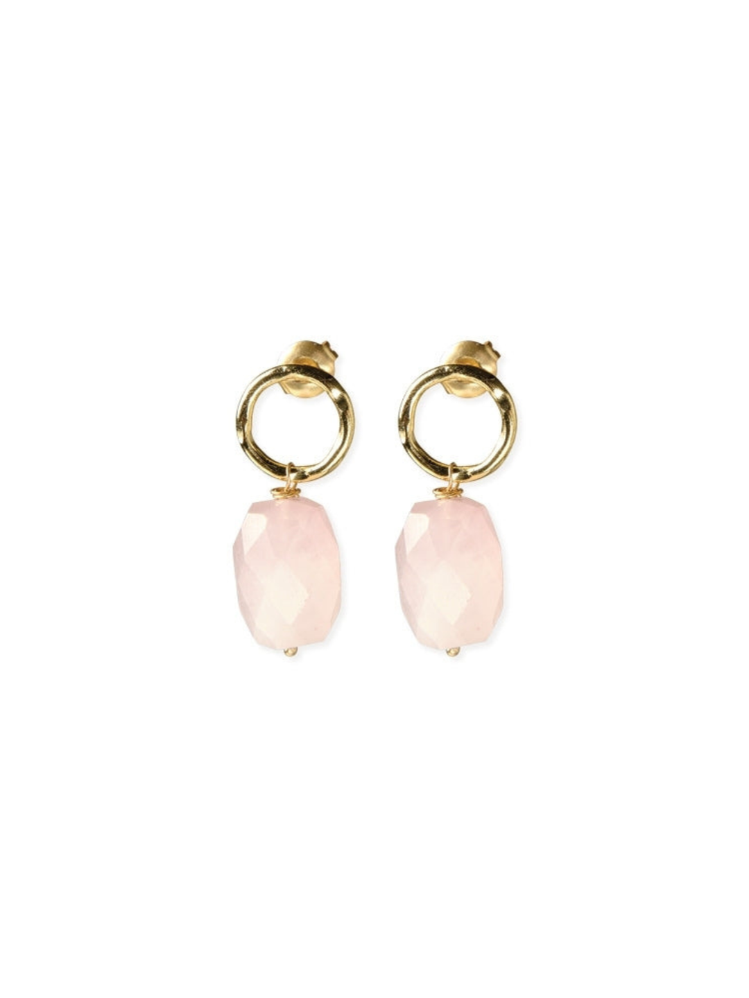 Untold Rose Quartz Earrings GP