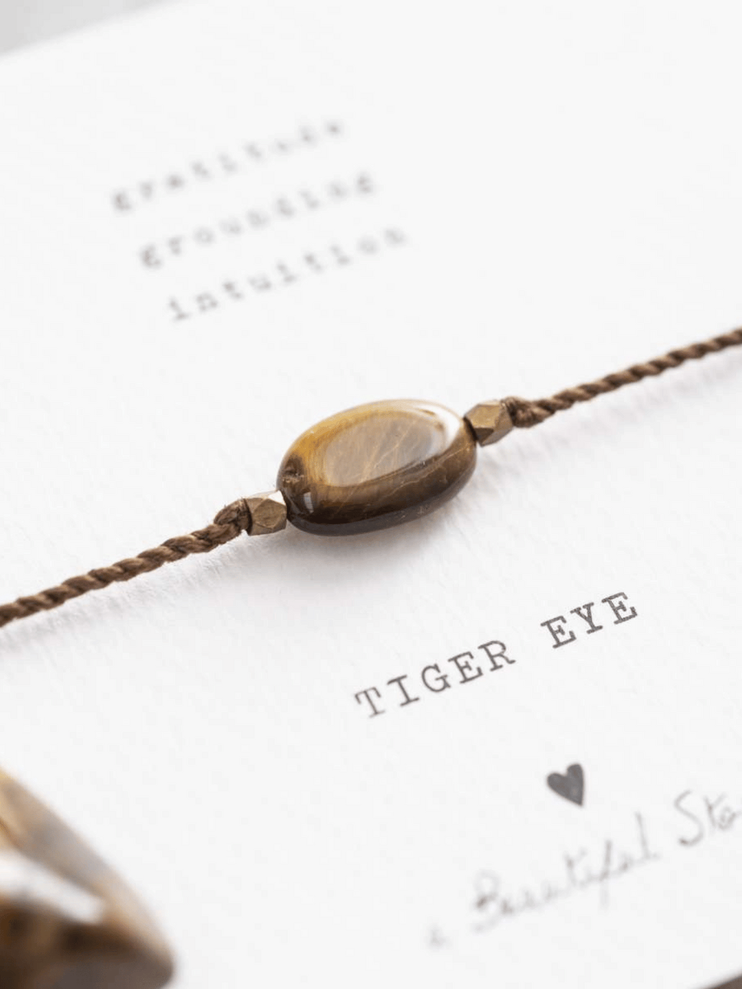 Gemstone cards Tiger Eye