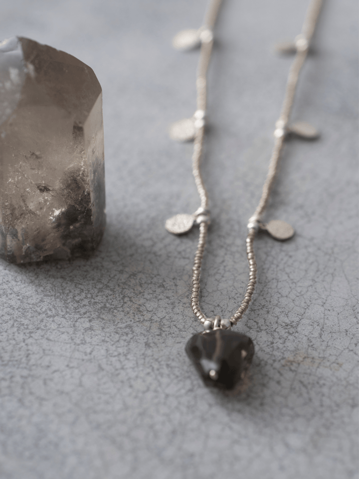 Charming Smoky Quartz Necklace