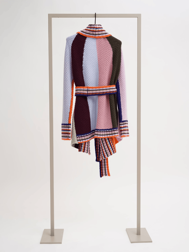 Strickjacke Patchwork