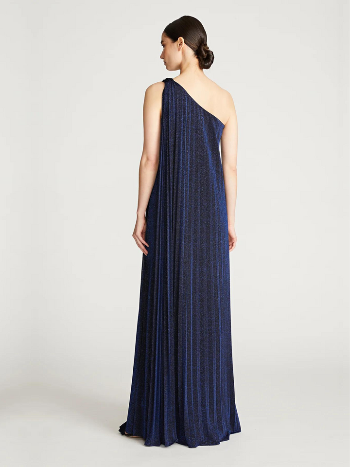 Priya Knit Pleated Gown