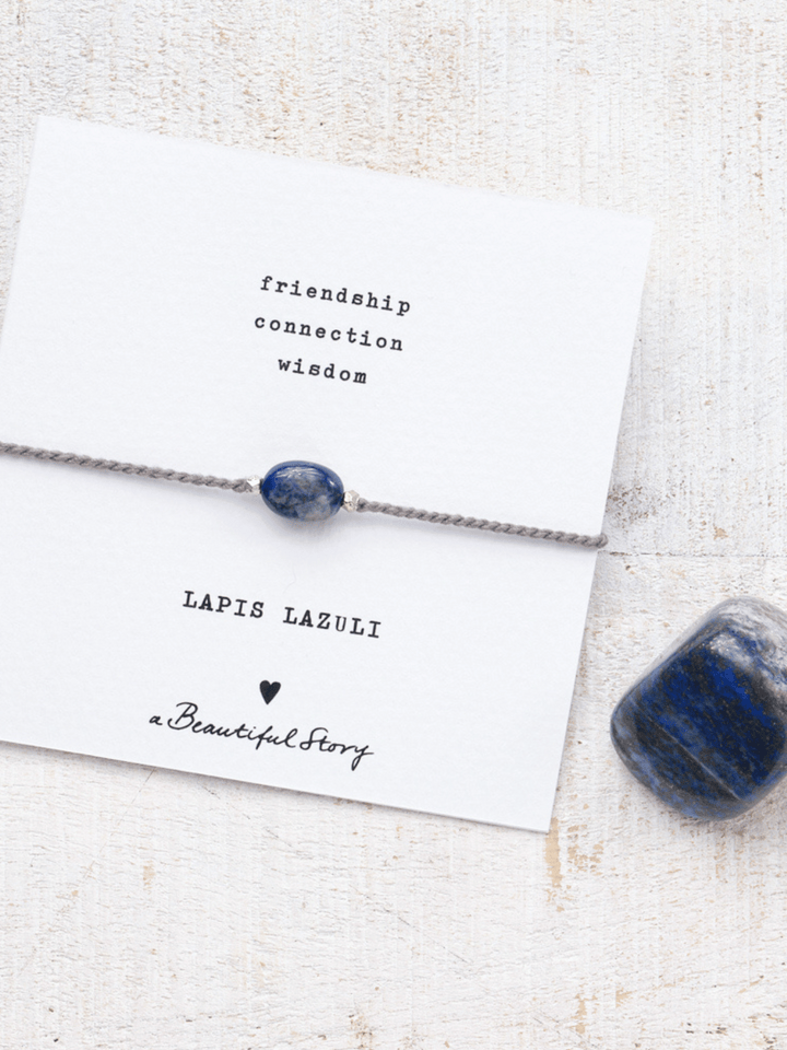 Gemstone cards lapis lazuli