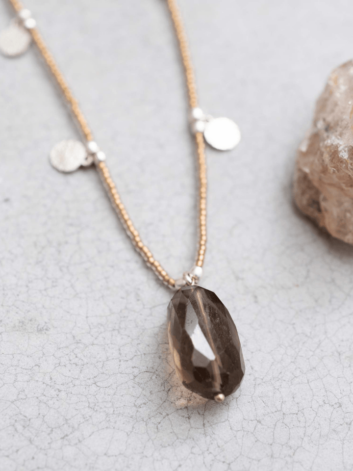 Charming Smoky Quartz Necklace