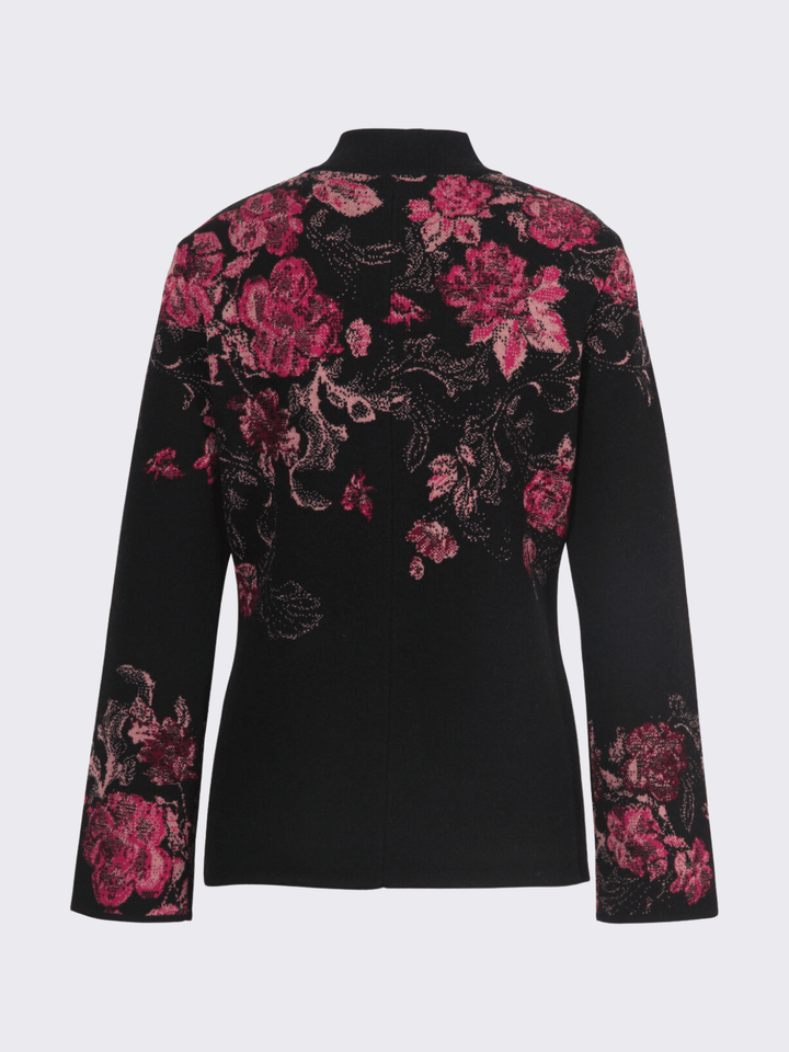 Jacquard Floral Jacke