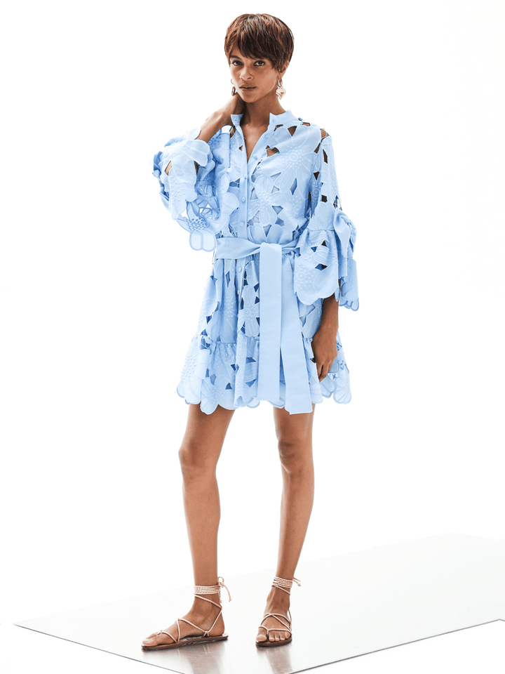 Xanthippe Spitzenkleid Blau