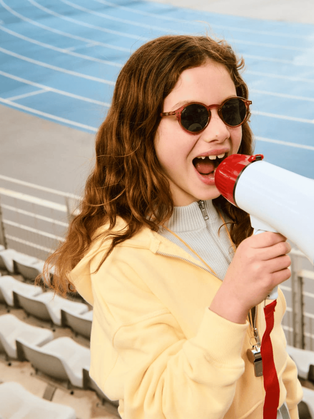 Sunglasses Junior #D Orange Smash