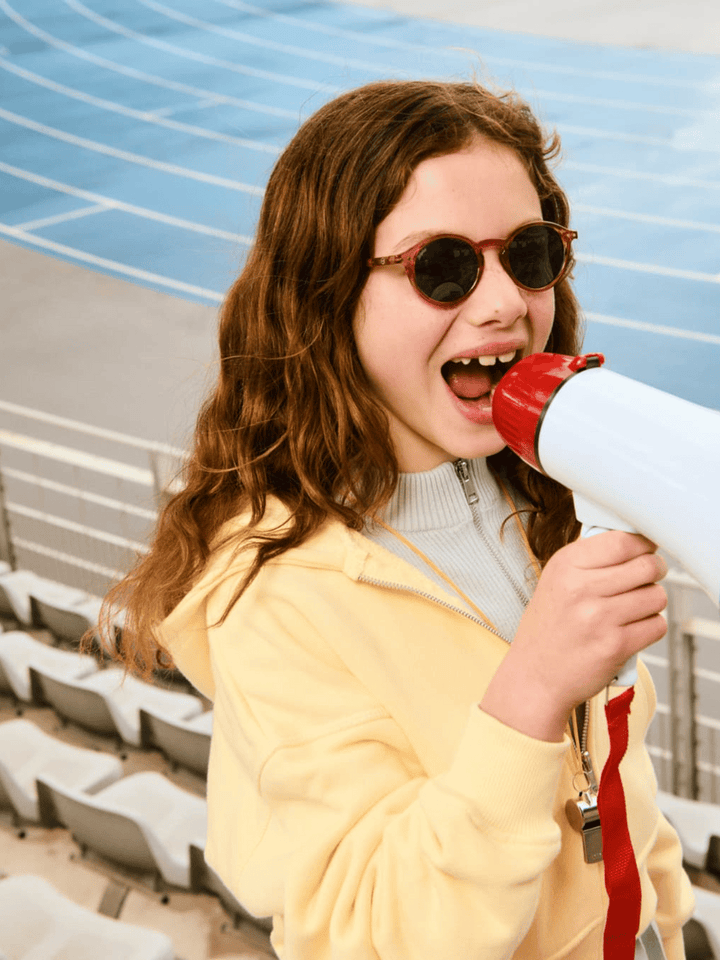 Sunglasses Junior #D Orange Smash